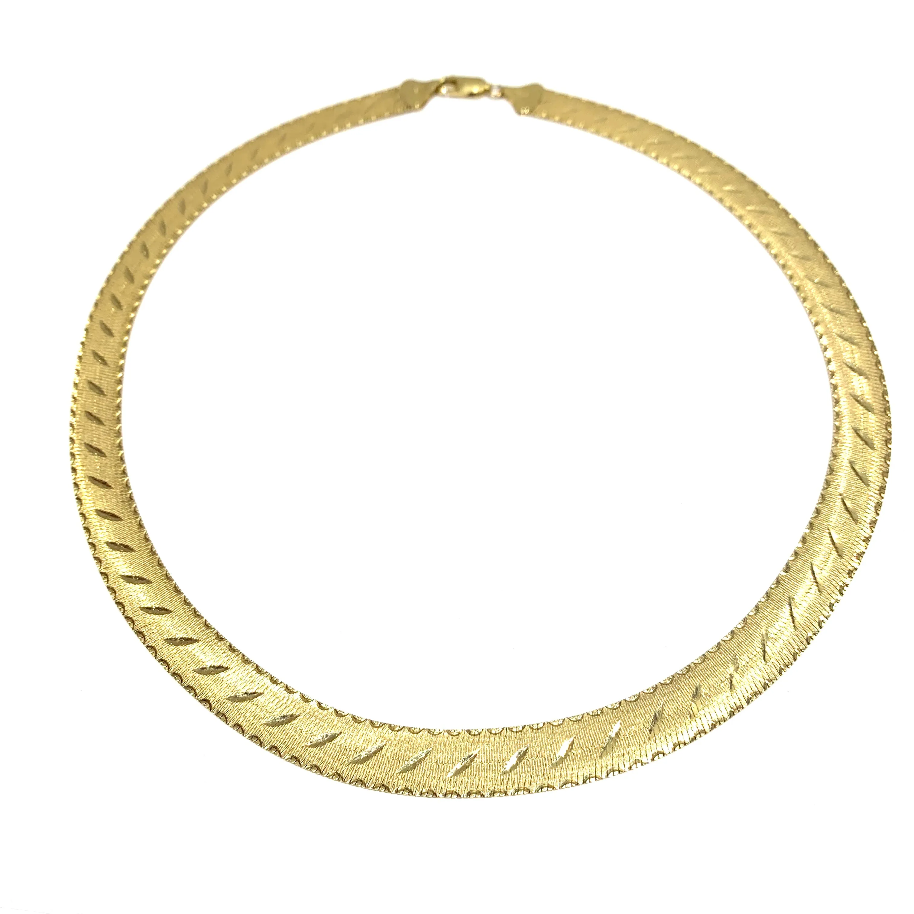 10k Gold Reversible Collar