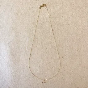 18k Gold Filled Dainty Eye Necklace