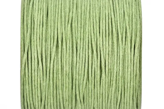 1mm Jewelry Cord, GRASS GREEN, Kumihimo Cord, Braiding Cord, Cotton Cord, 100 yards, cor0148