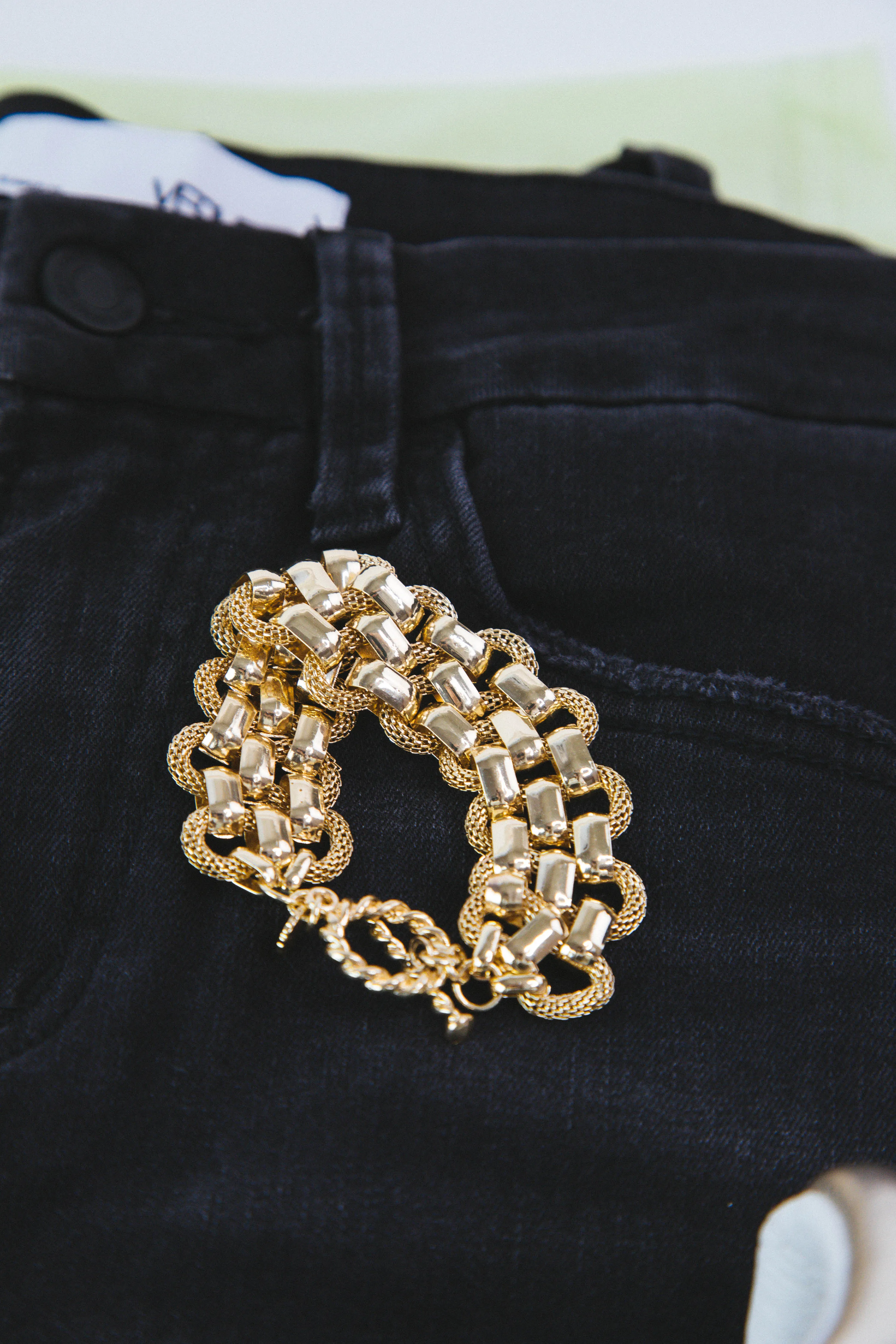 Alder Chunky Chain Bracelet, Gold