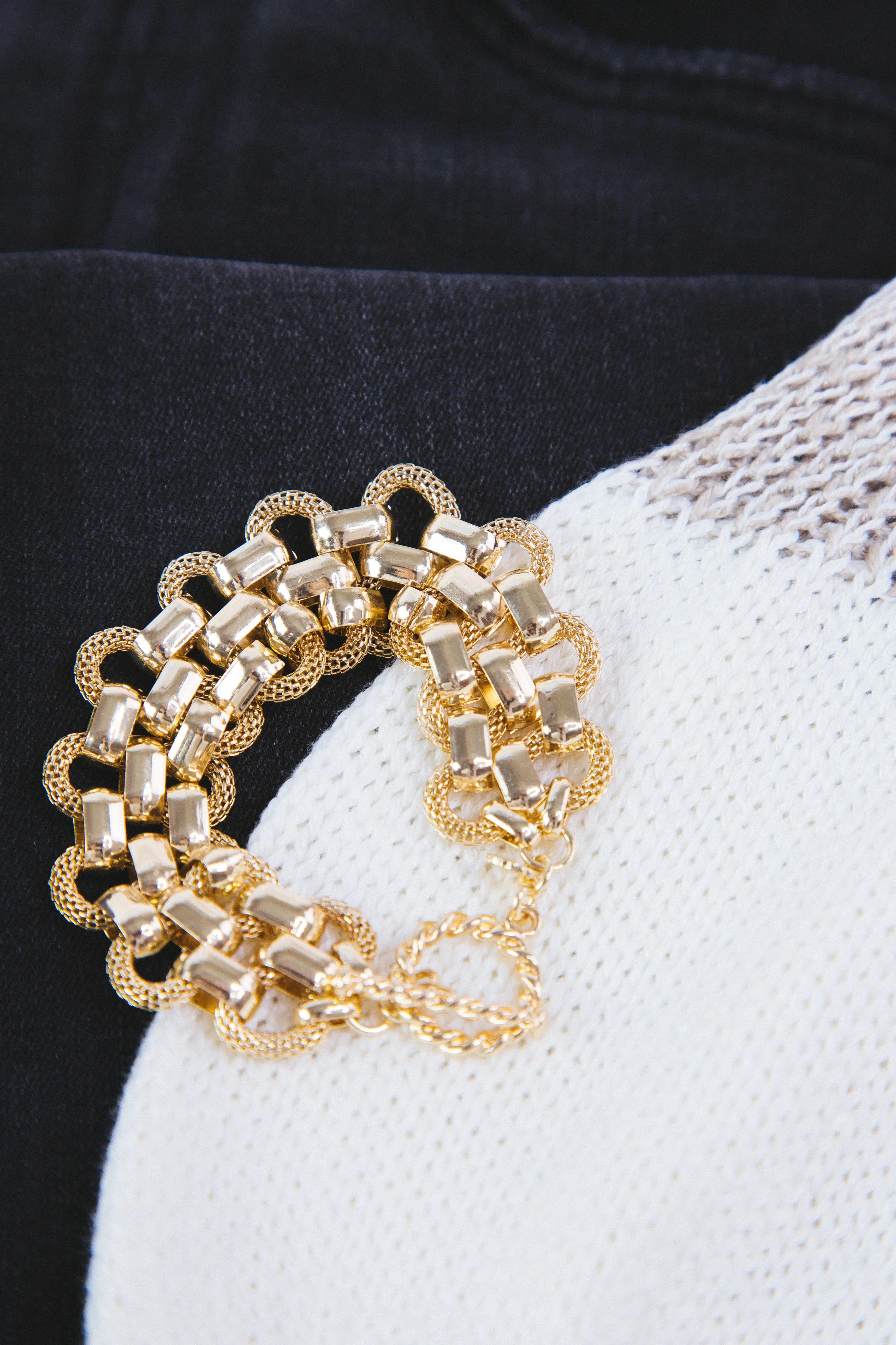 Alder Chunky Chain Bracelet, Gold