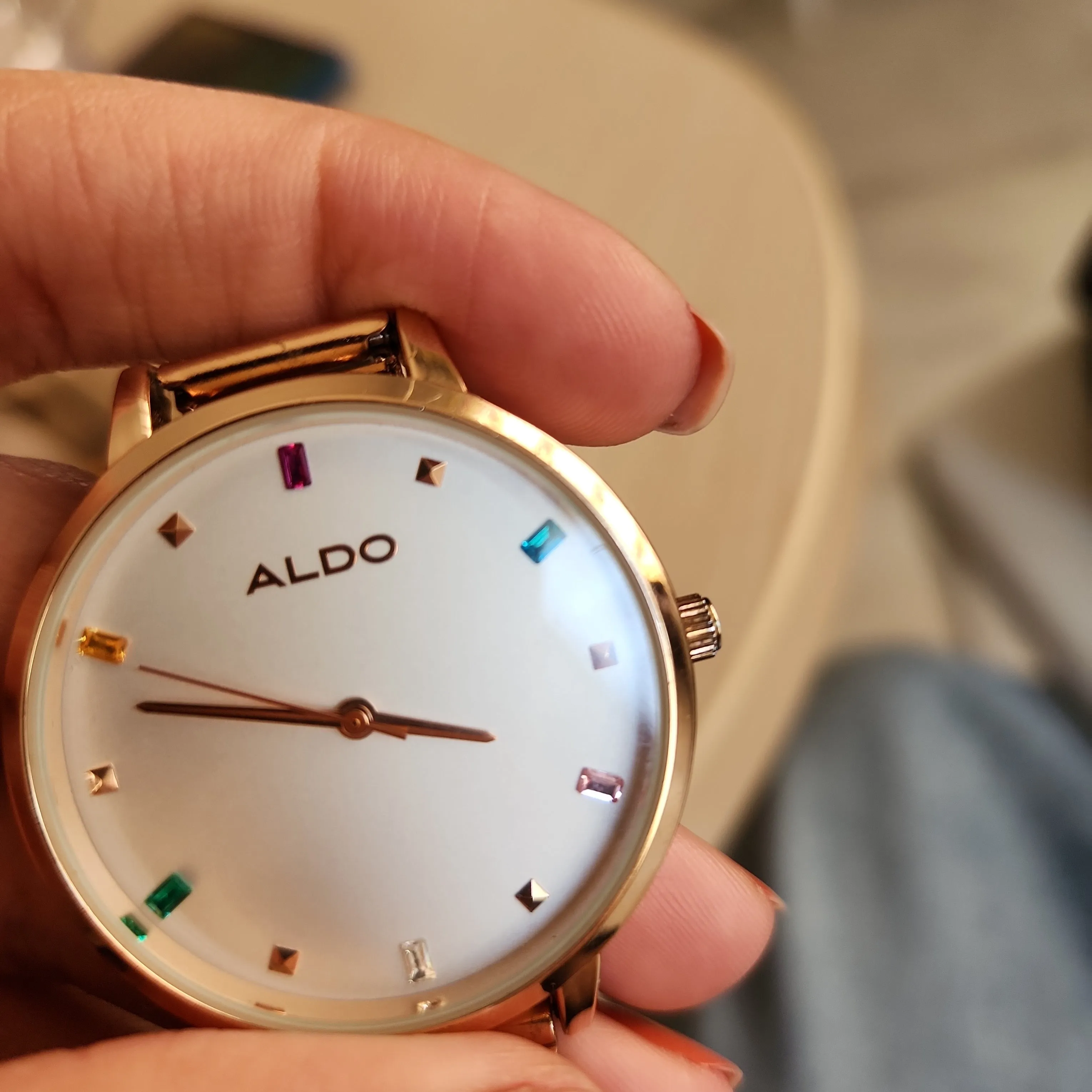 ALDO Rose Gold Stainless Steel Watch | Pre Loved |