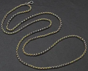 Antique 10K Yellow Gold Pocket Watch Chain