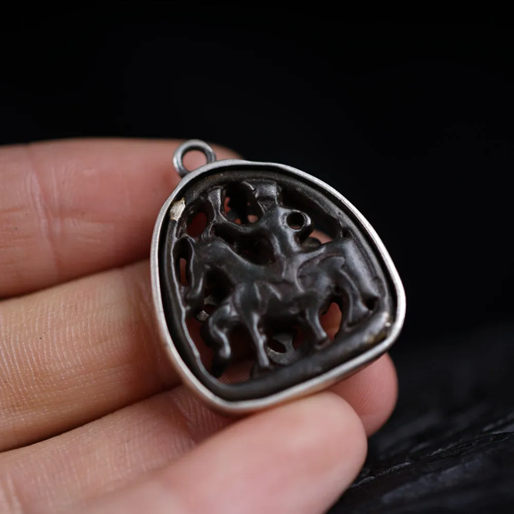 Antique Tibetan Heritage Pendant Necklace