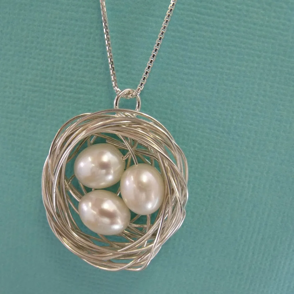 birds nest necklace