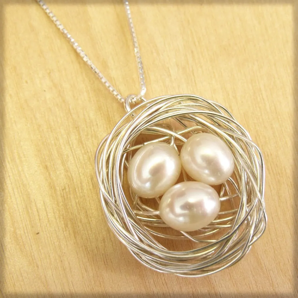 birds nest necklace