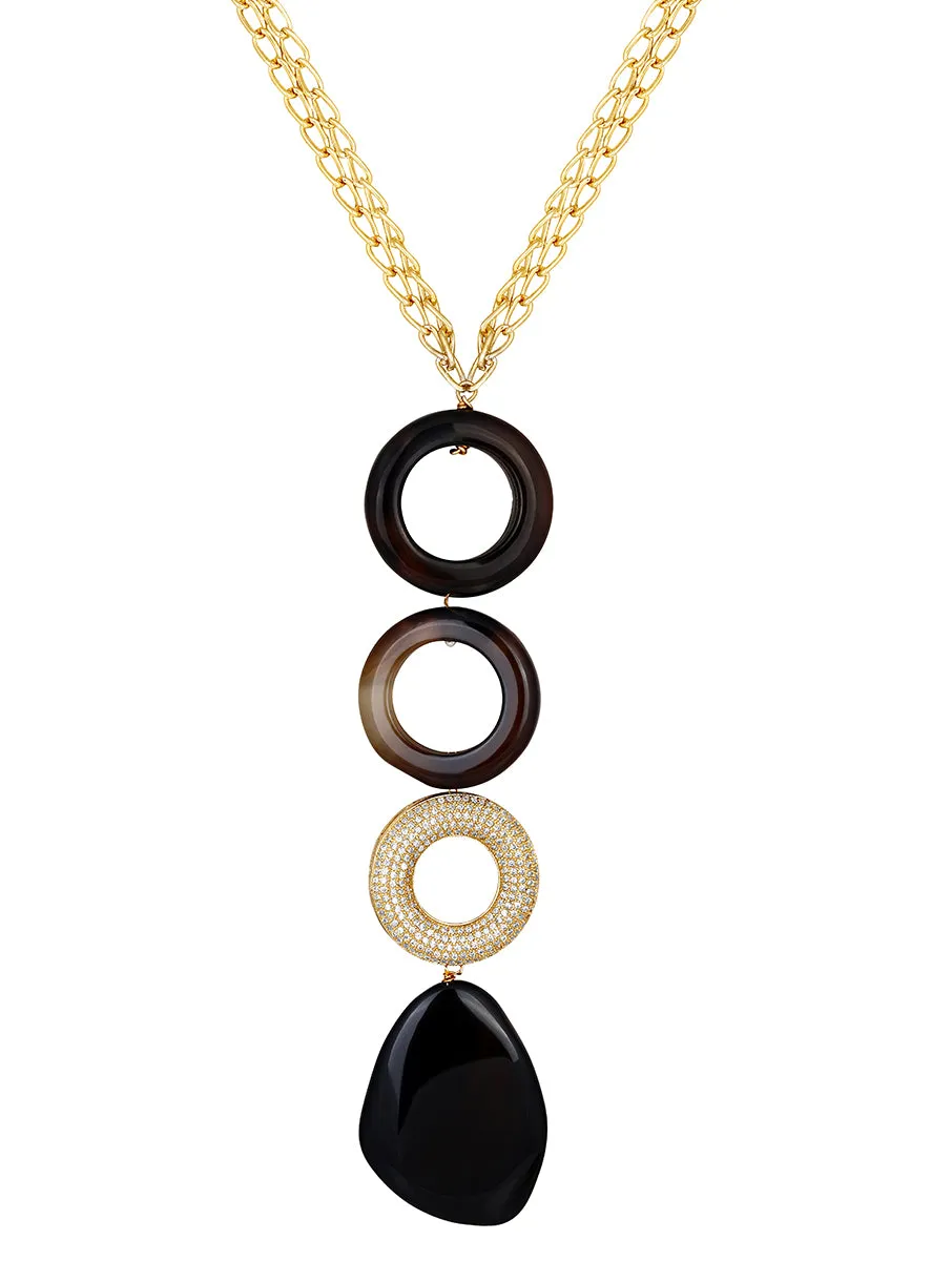 Black Gold Plated Handcrafted Necklace