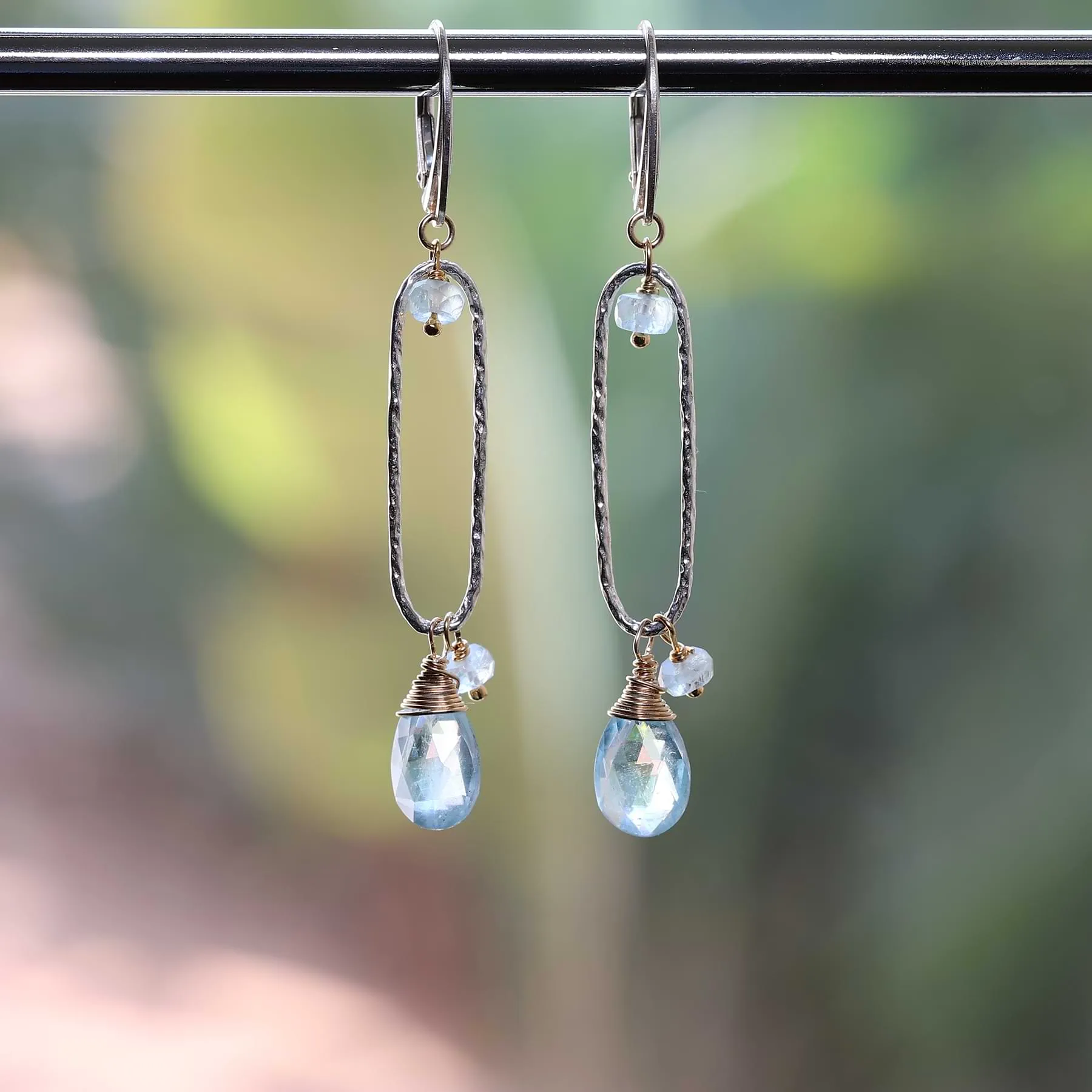 Brooklyn - Limited Edition Aquamarine Drop Earrings