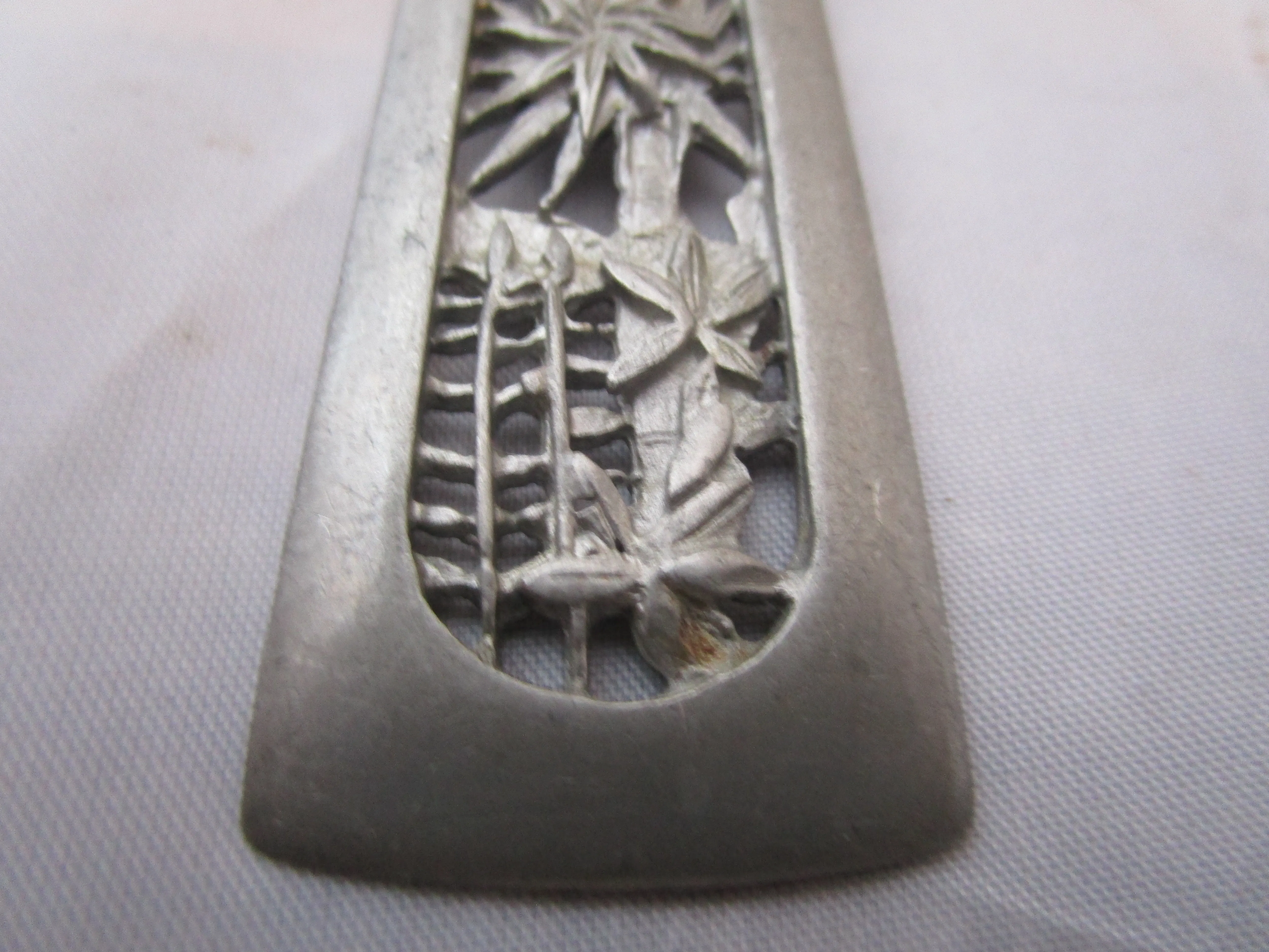 Brutalist Scottish Ceard Inverewe Pewter Pendant Vintage c1970