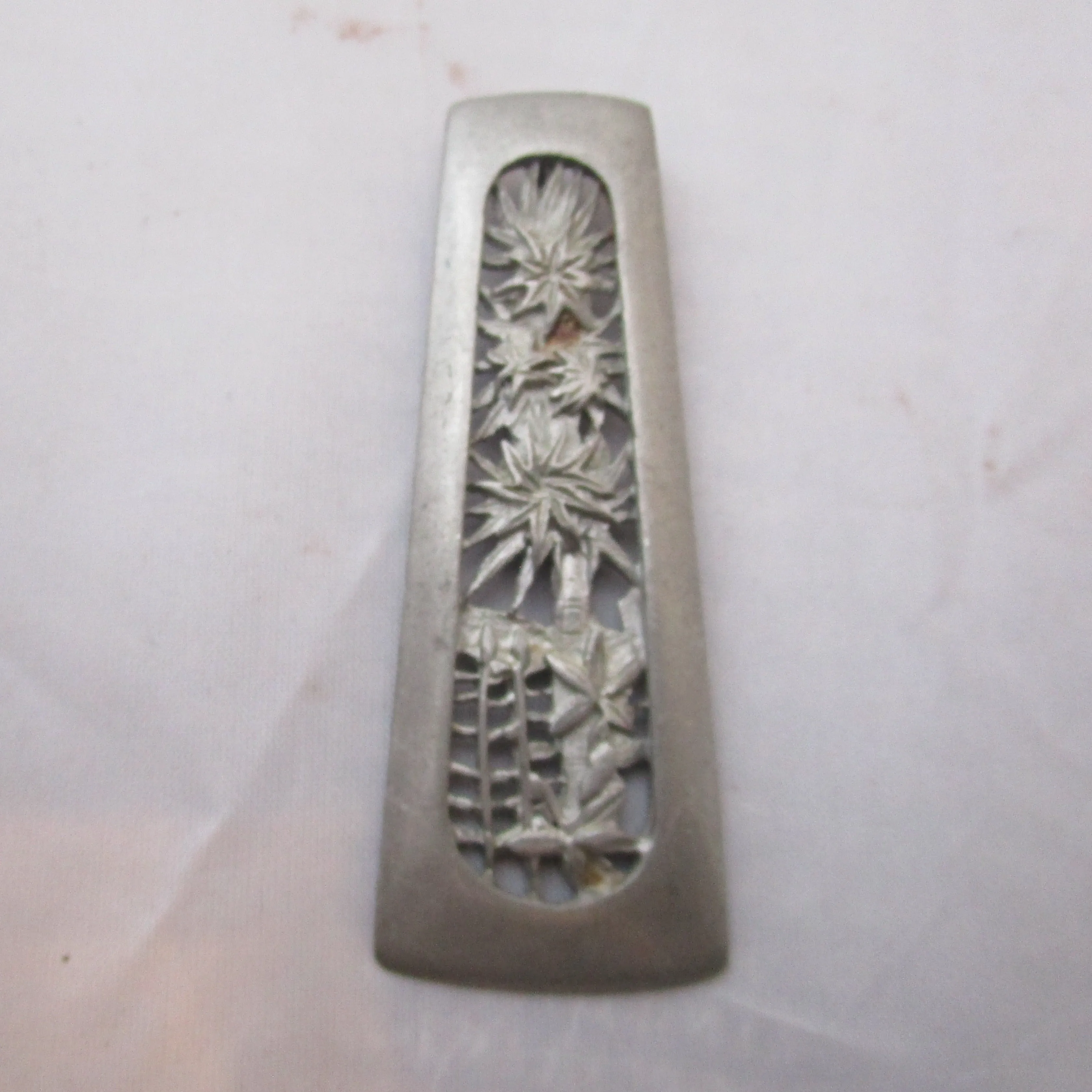 Brutalist Scottish Ceard Inverewe Pewter Pendant Vintage c1970