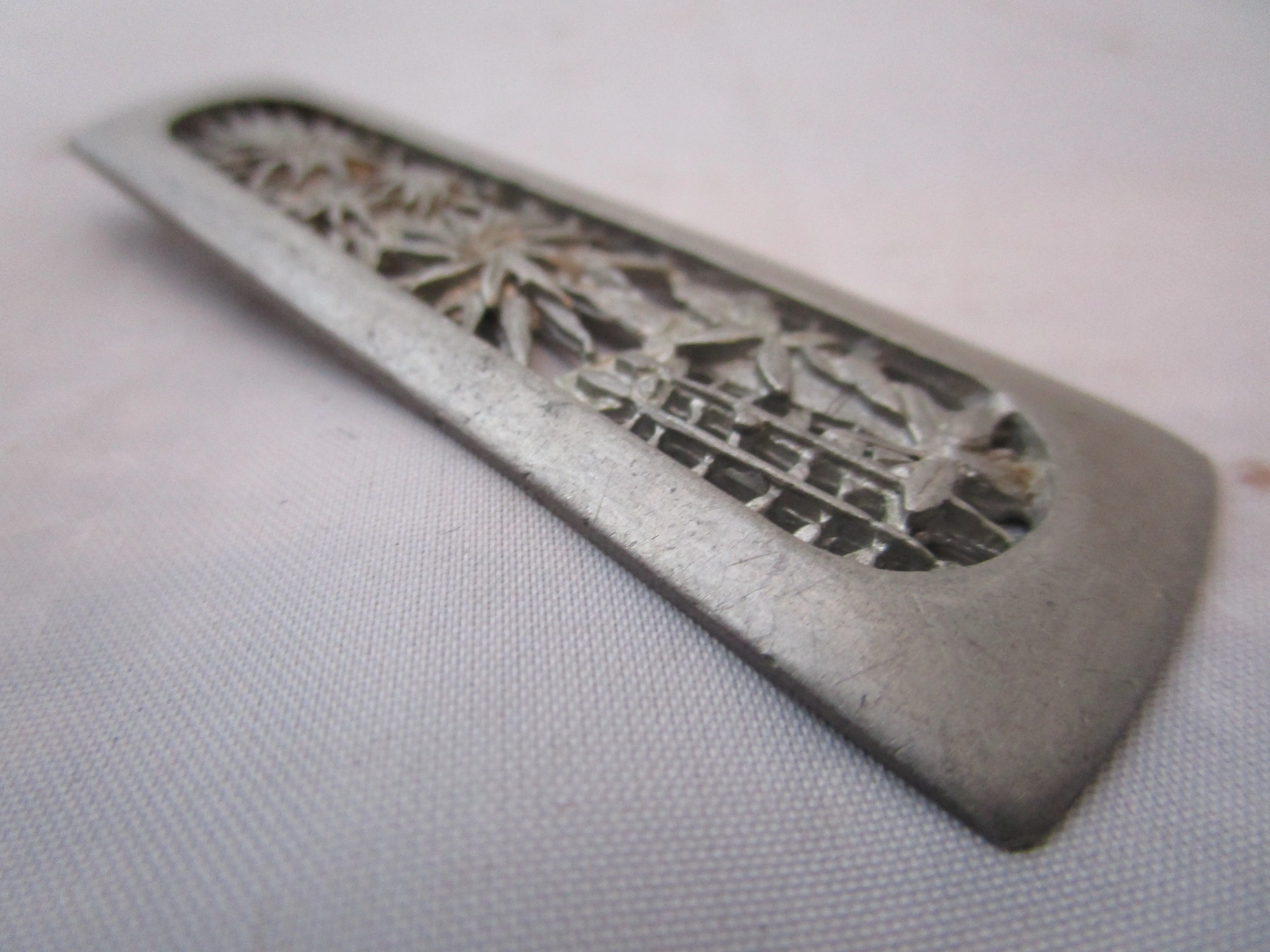 Brutalist Scottish Ceard Inverewe Pewter Pendant Vintage c1970