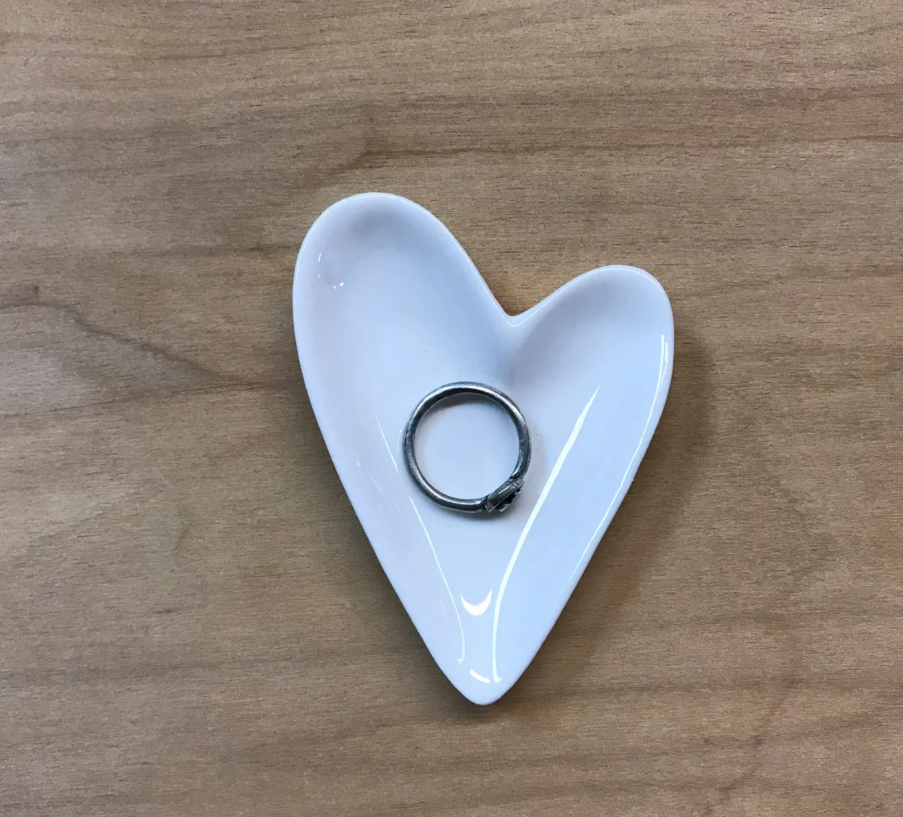 Ceramic heart dish