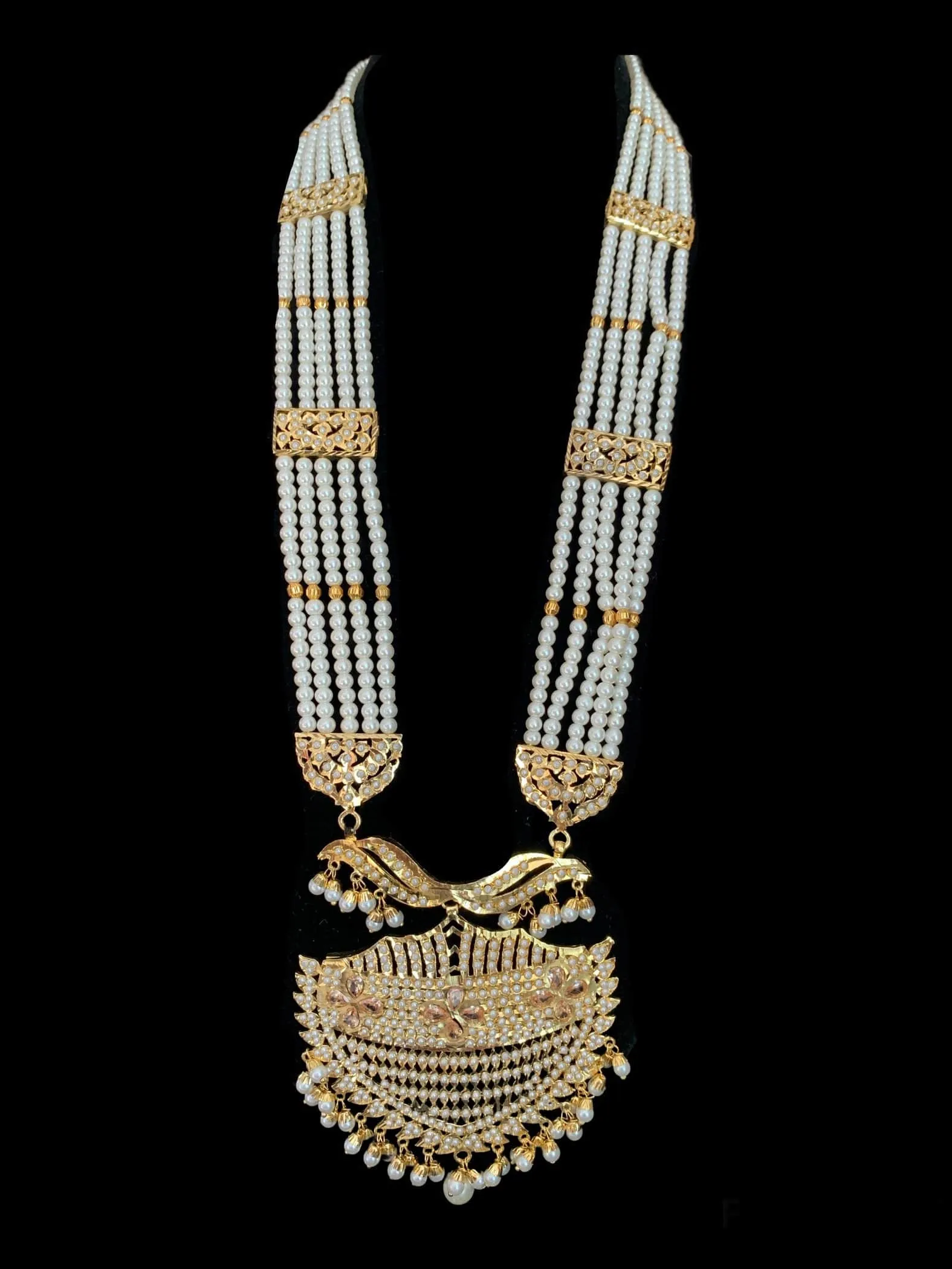 Chitra pearl jadau Rani haar ( SHIPS IN 4 WEEKS)