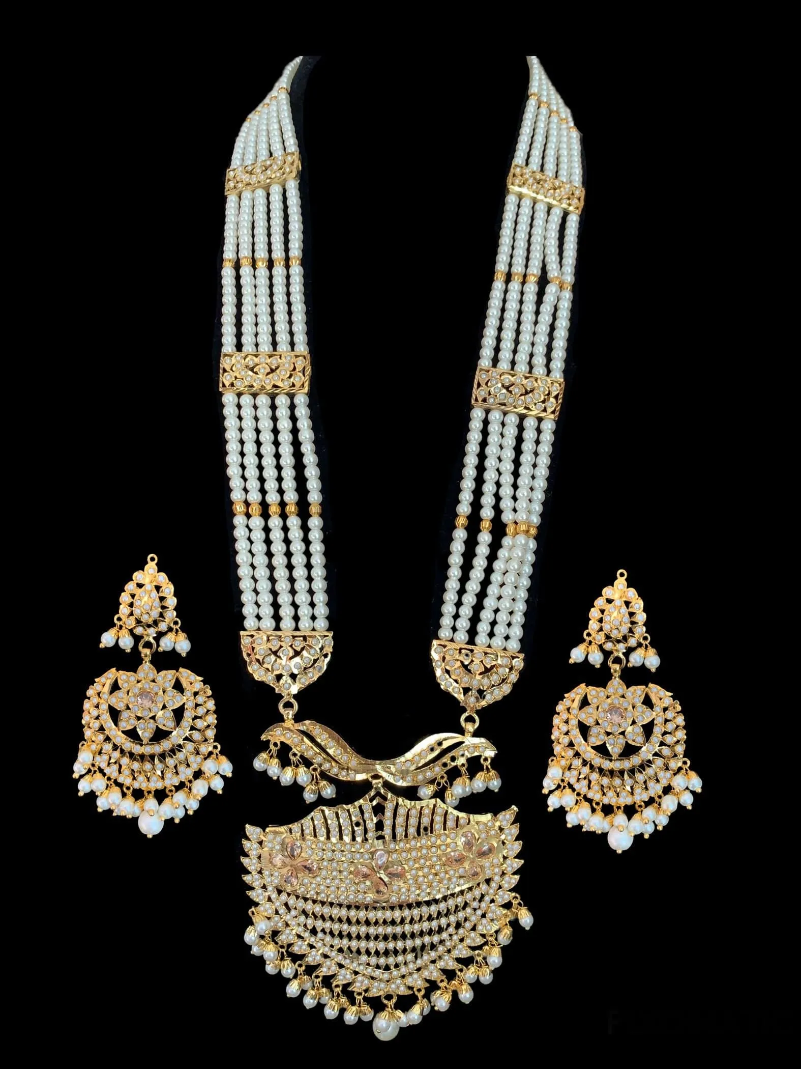 Chitra pearl jadau Rani haar ( SHIPS IN 4 WEEKS)