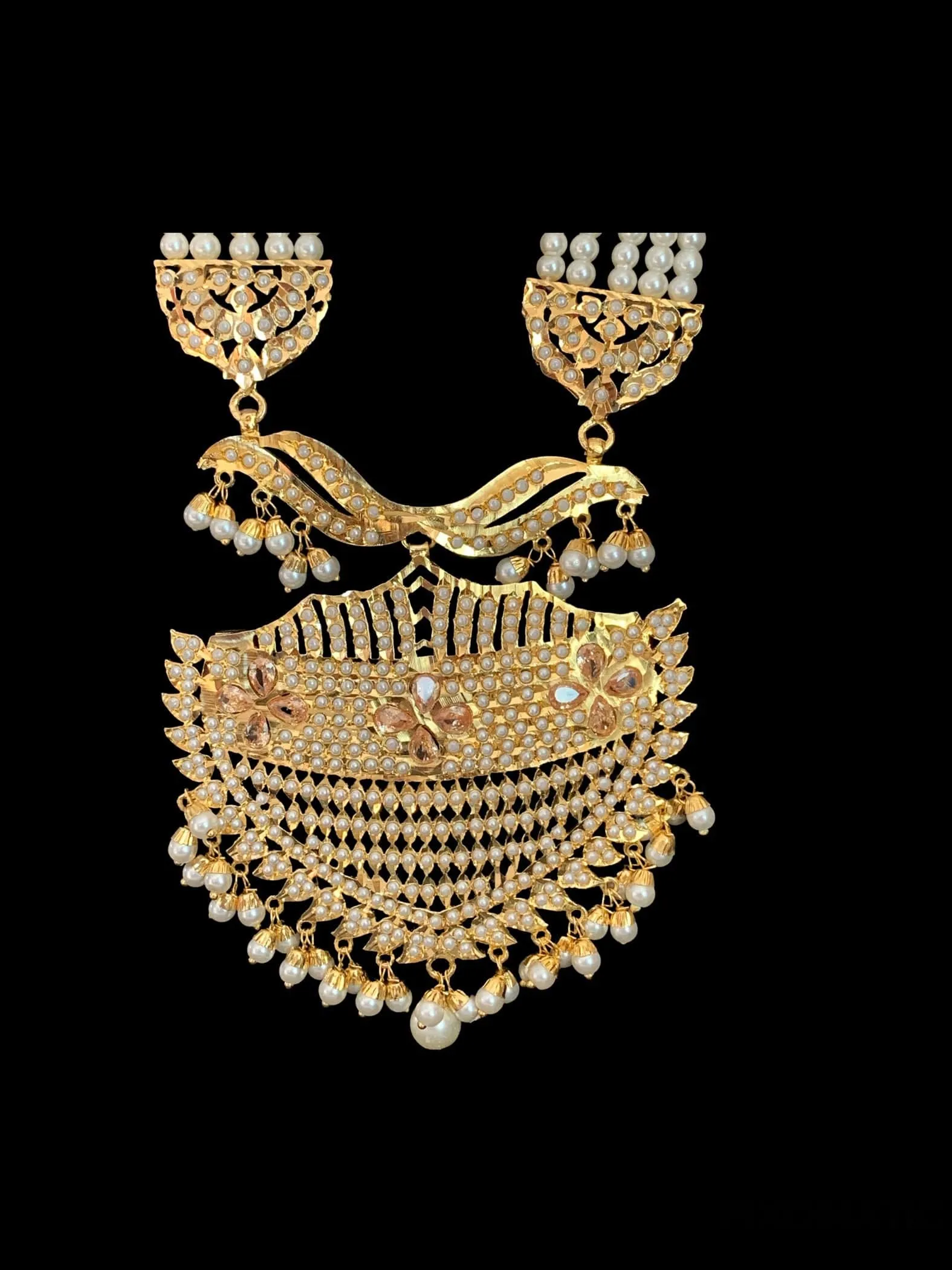 Chitra pearl jadau Rani haar ( SHIPS IN 4 WEEKS)