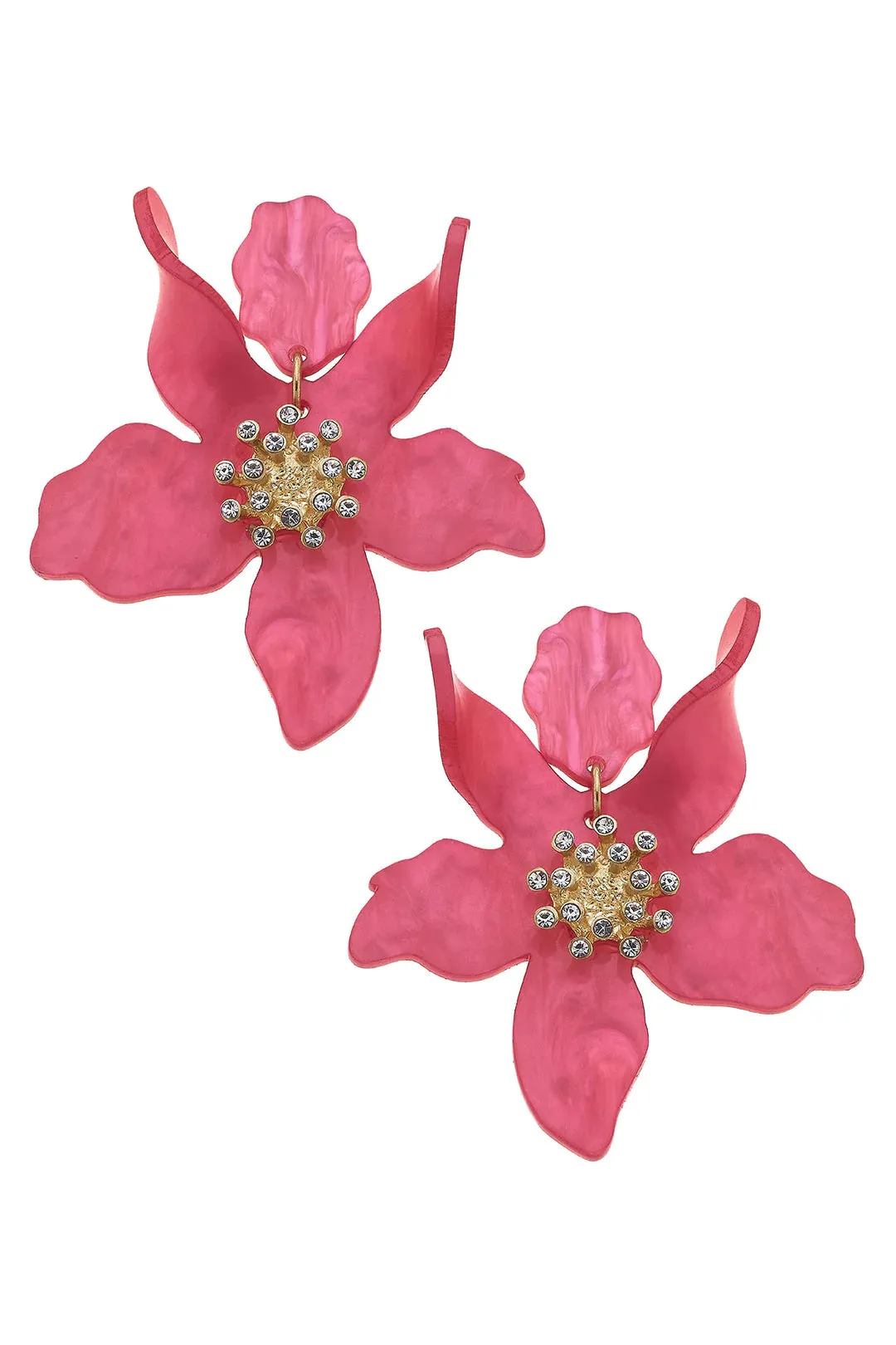 Chloe Resin Drop Earrings - (three colors)