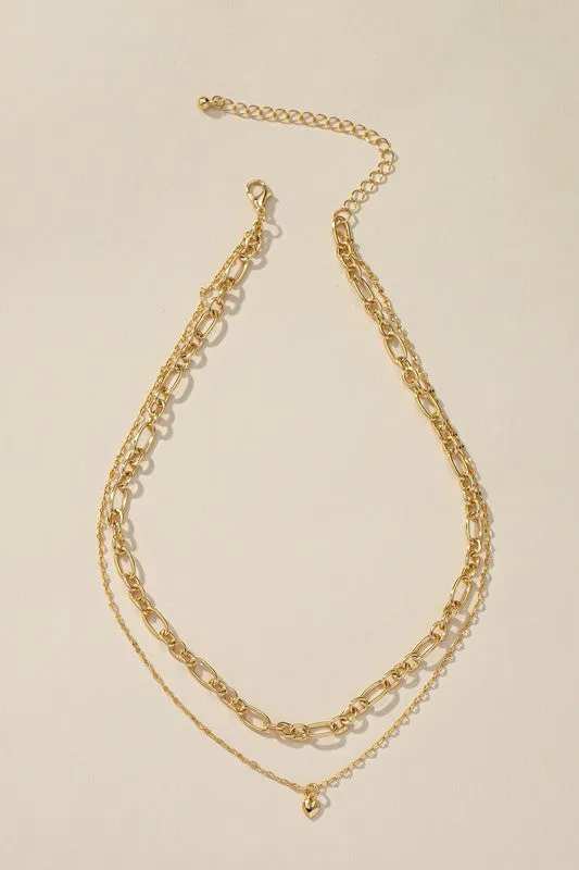 Dezi Dainty Two Row Necklace