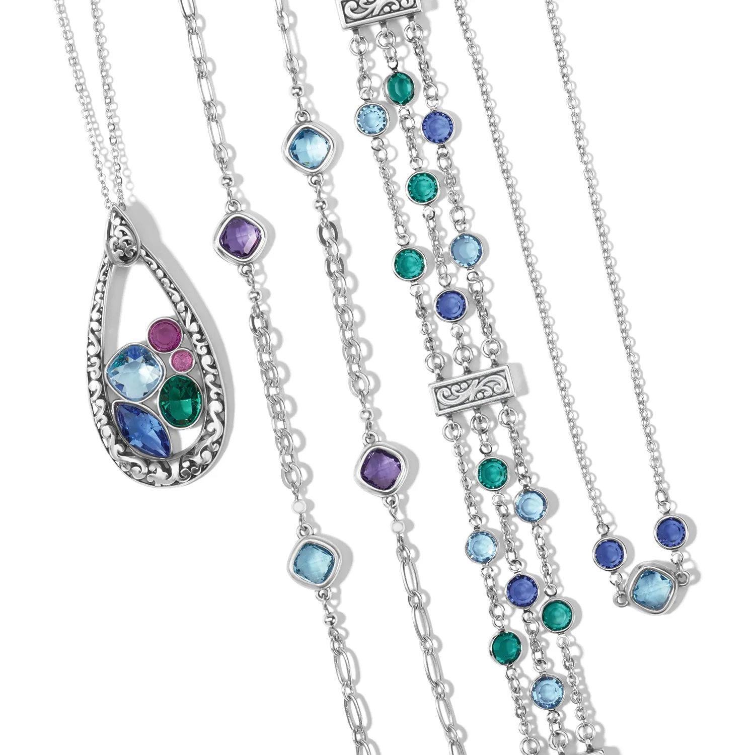 Elora Gems Sky Long Necklace