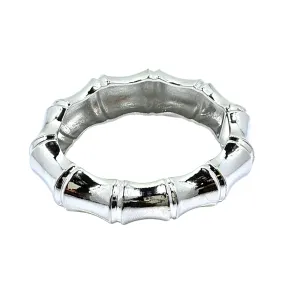 Elsa Silver Bamboo Bracelet