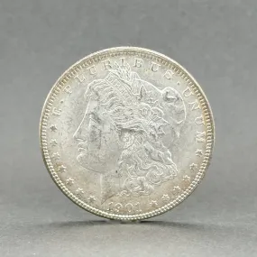 Estate 0.900 Fine Silver 1901 $1 Morgan Dollar Coin