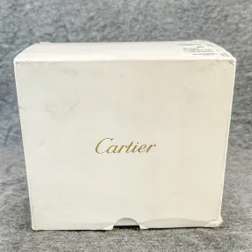 Estate Cartier White Outer Watch Box EMPTY