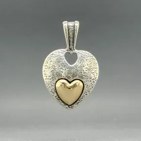 Estate SS 14 Heart Pendant