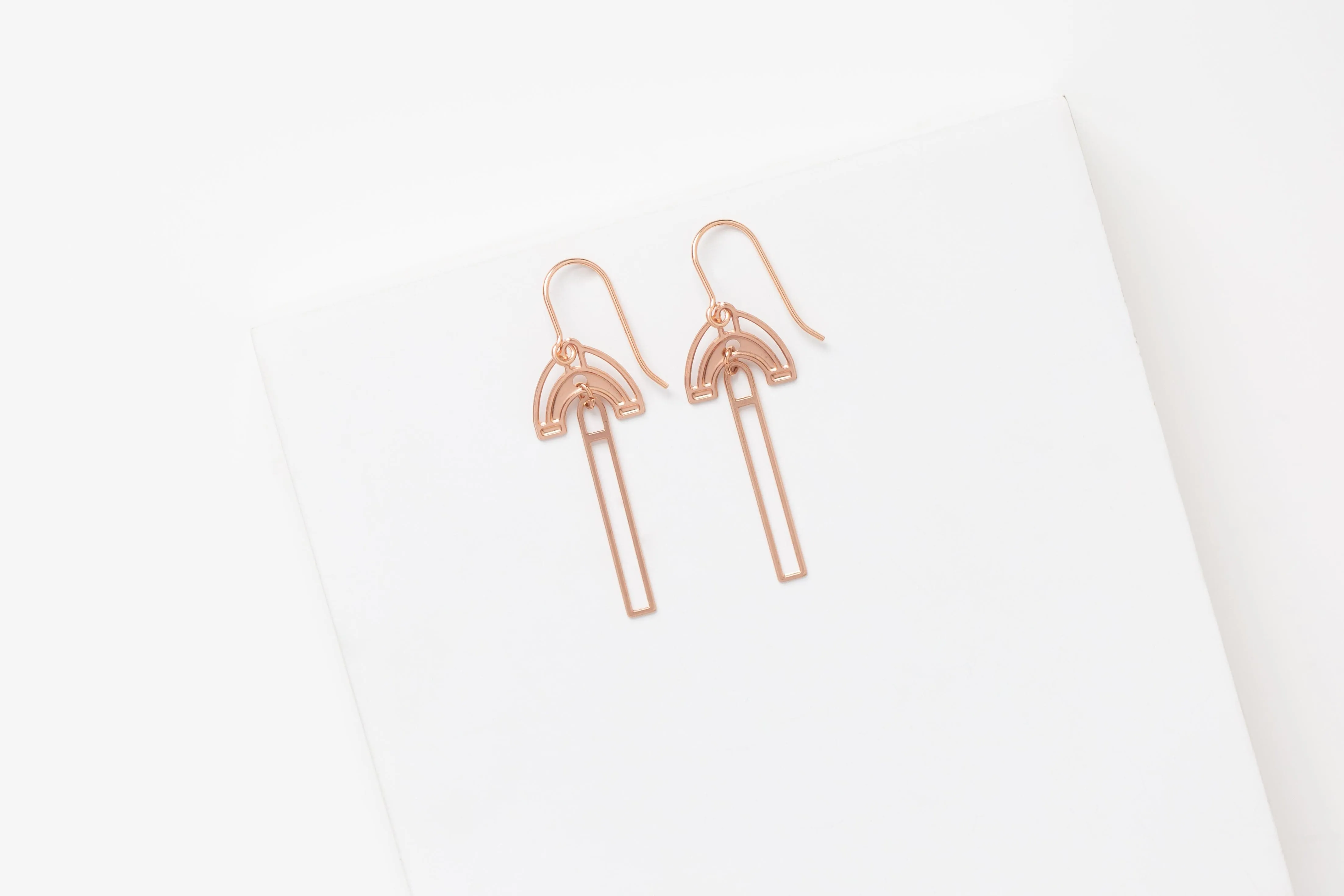 FERRARA Earrings | archway stainless steel earrings