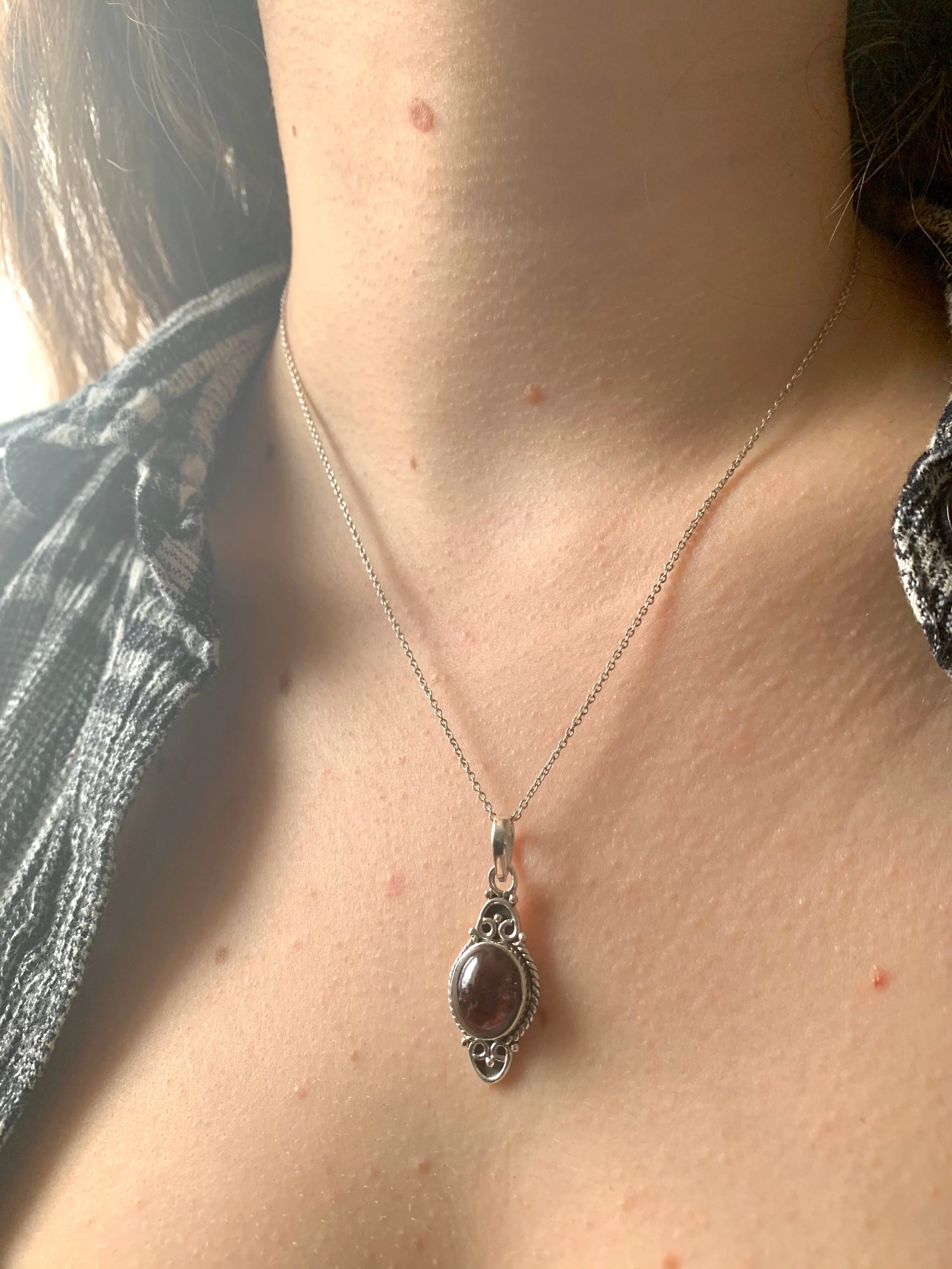 Garnet Agrippa Pendant