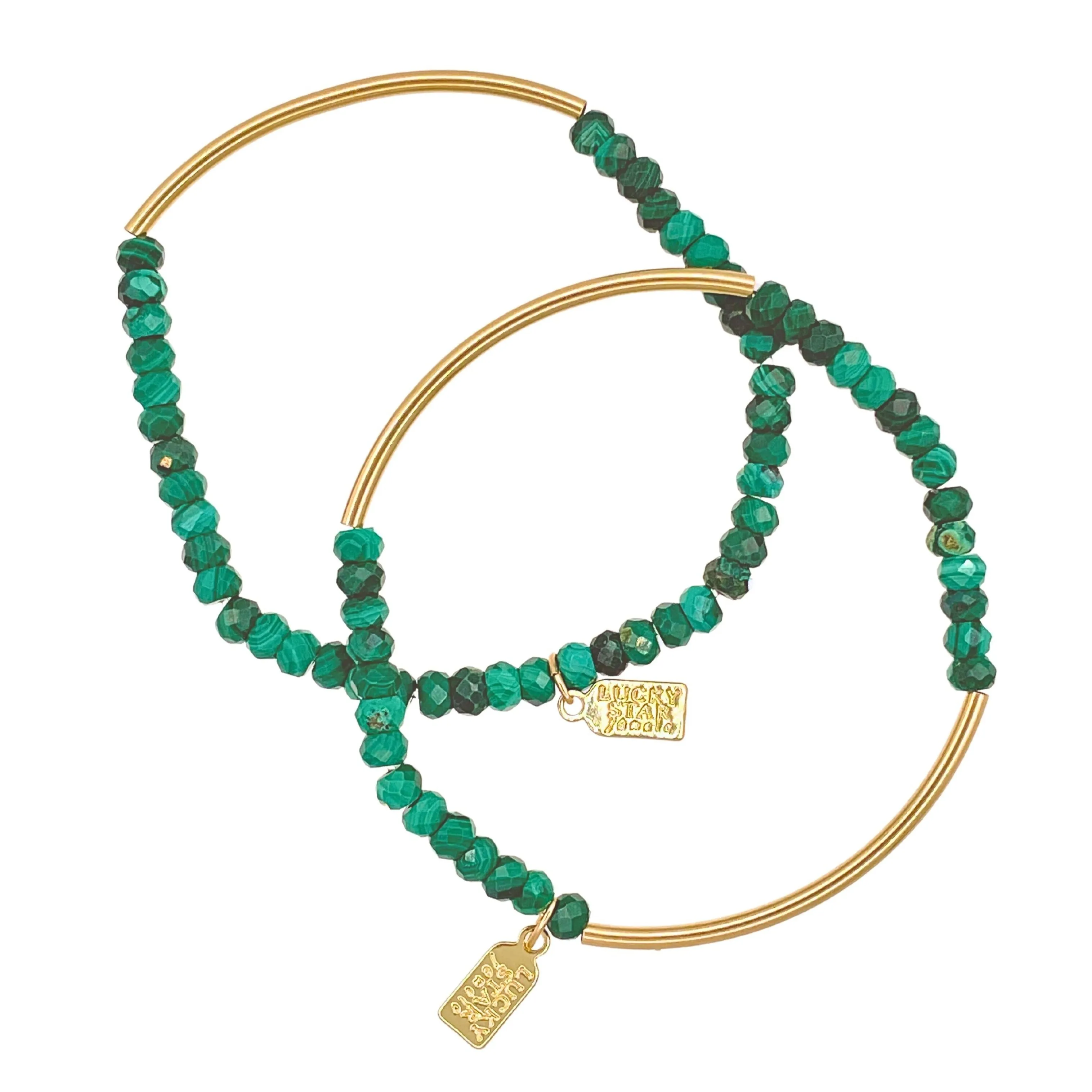 Gemstone Barre Bracelet Set