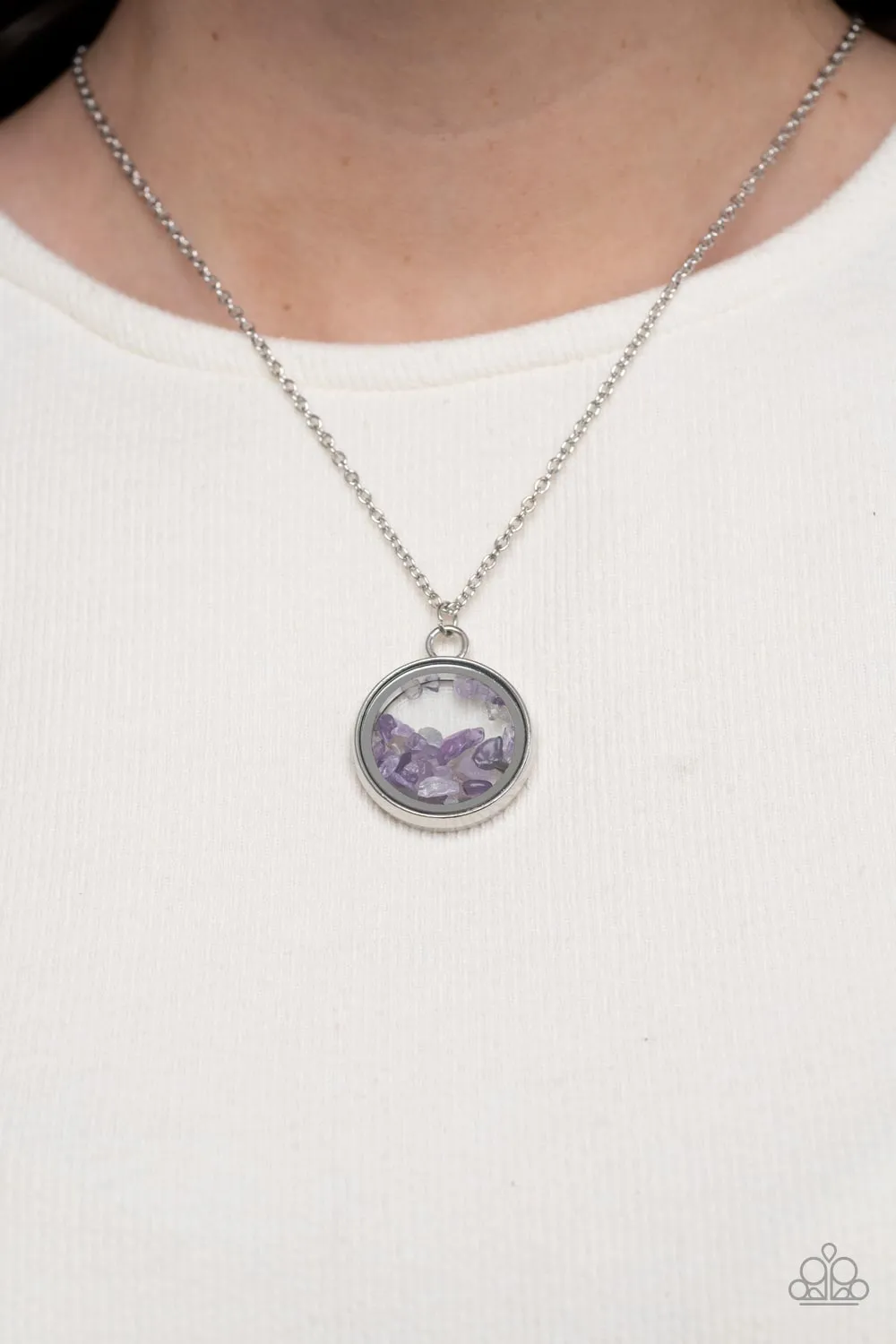 Gemstone Guru - Purple Necklace