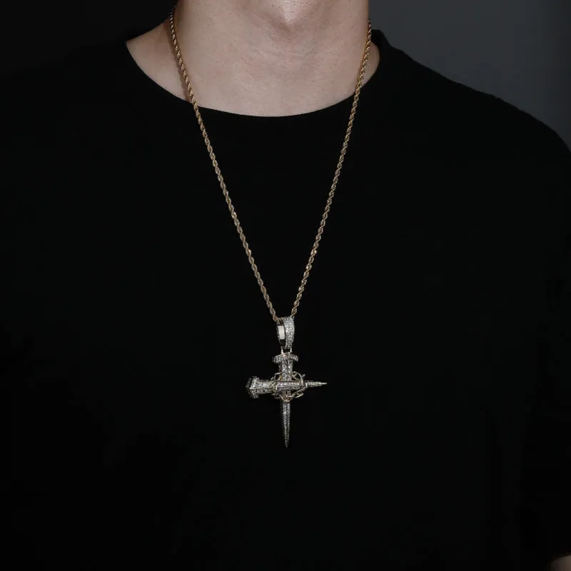 ICED OUT Anchor Pendant