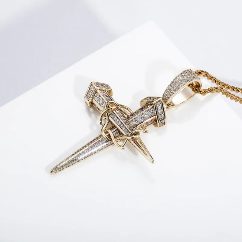 ICED OUT Anchor Pendant