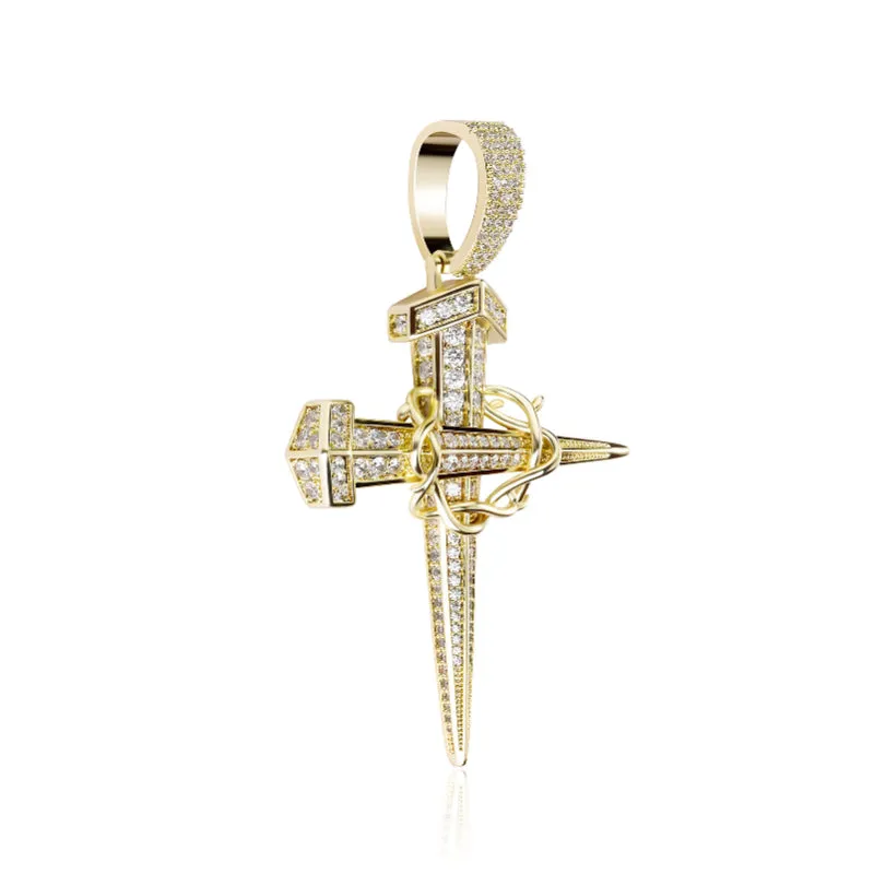 ICED OUT Anchor Pendant