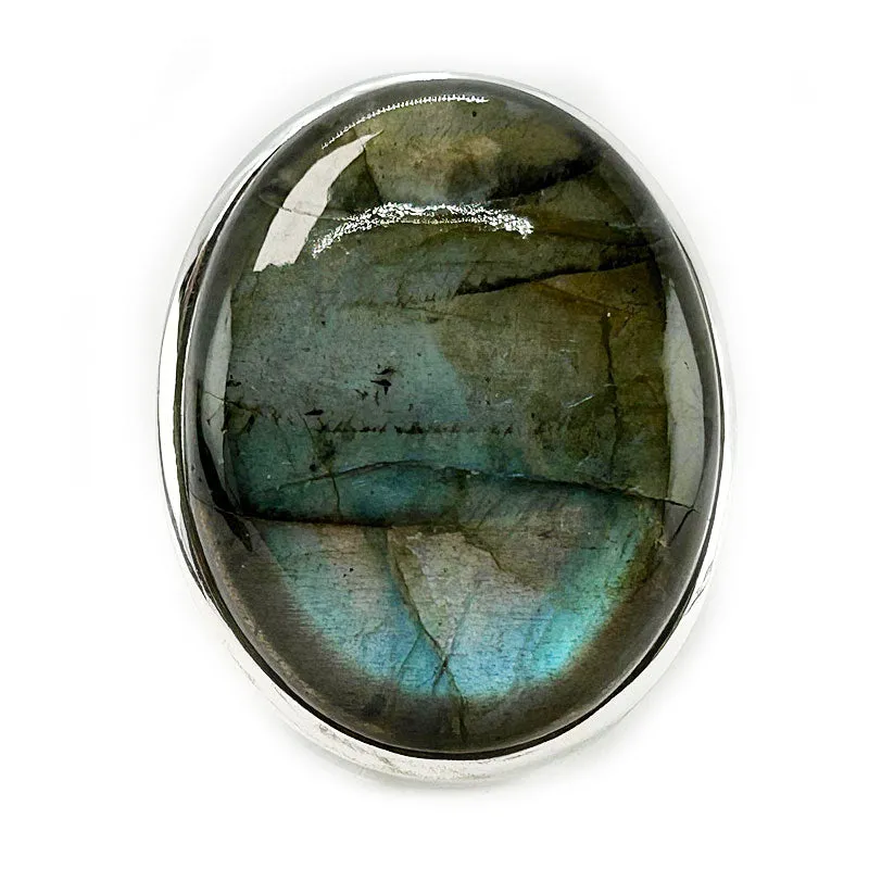 Kanti Labradorite Oval Ring