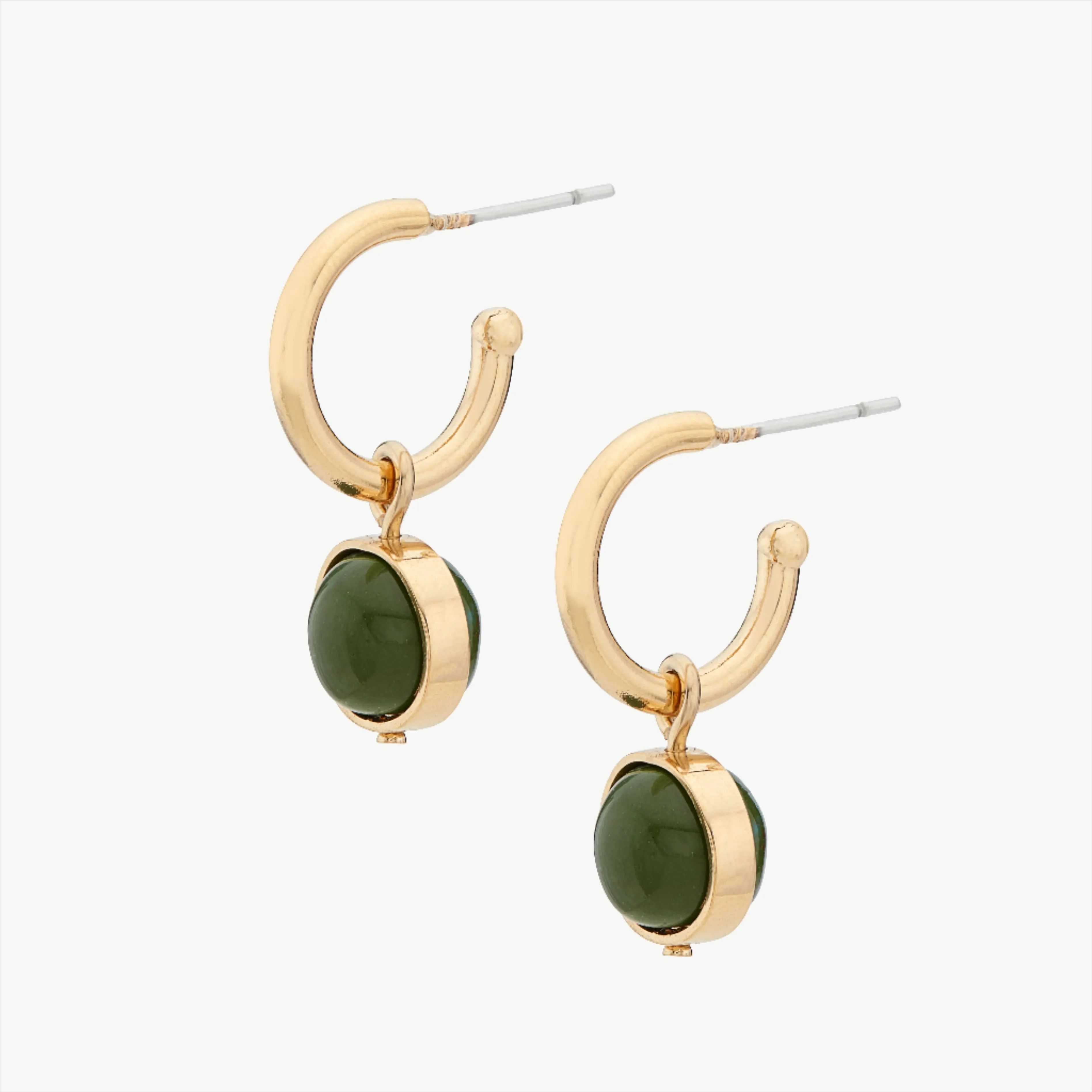 Kazuri Drop Hoop Earrings