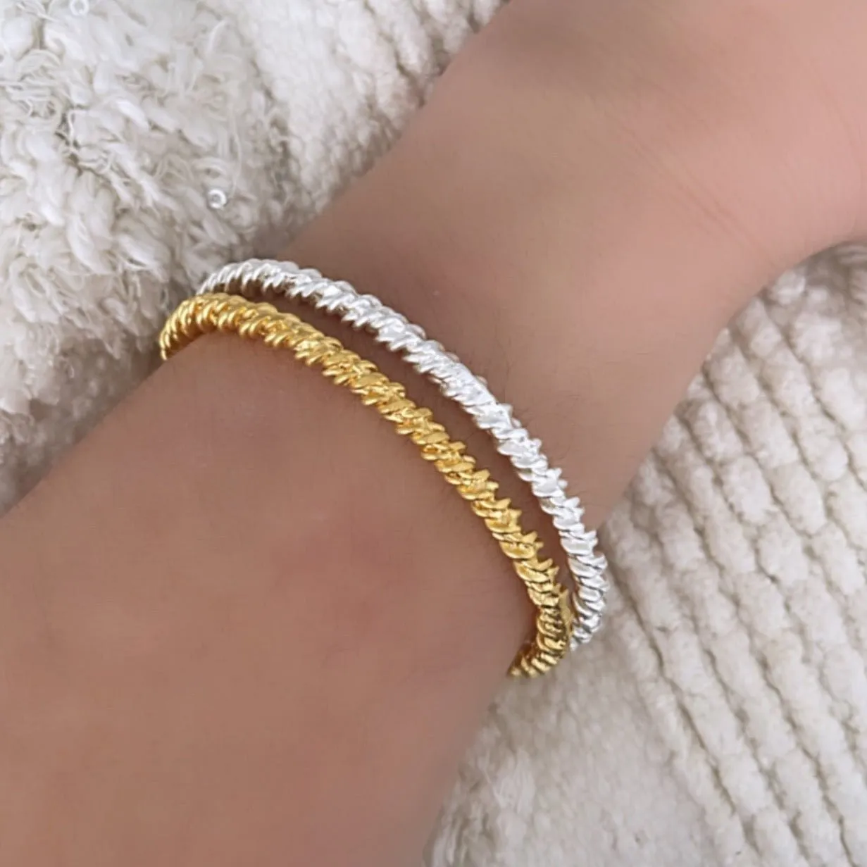 LAMAURI BRAIDED BANGLE