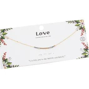 Love Morse Code Pendant Necklace