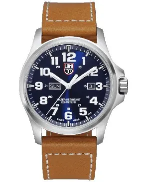 Luminox Mens Atacama Field Day Date 1920 Series - Blue Dial  - Leather Strap