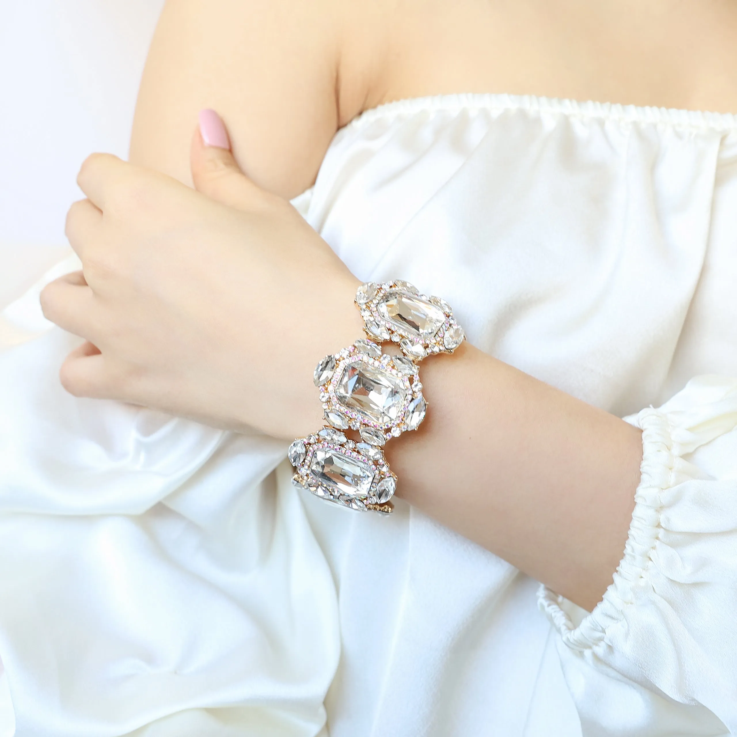 Madelyn Victorian Square Bracelet