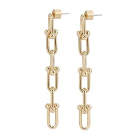 Margaux 6 Link Drop Earrings