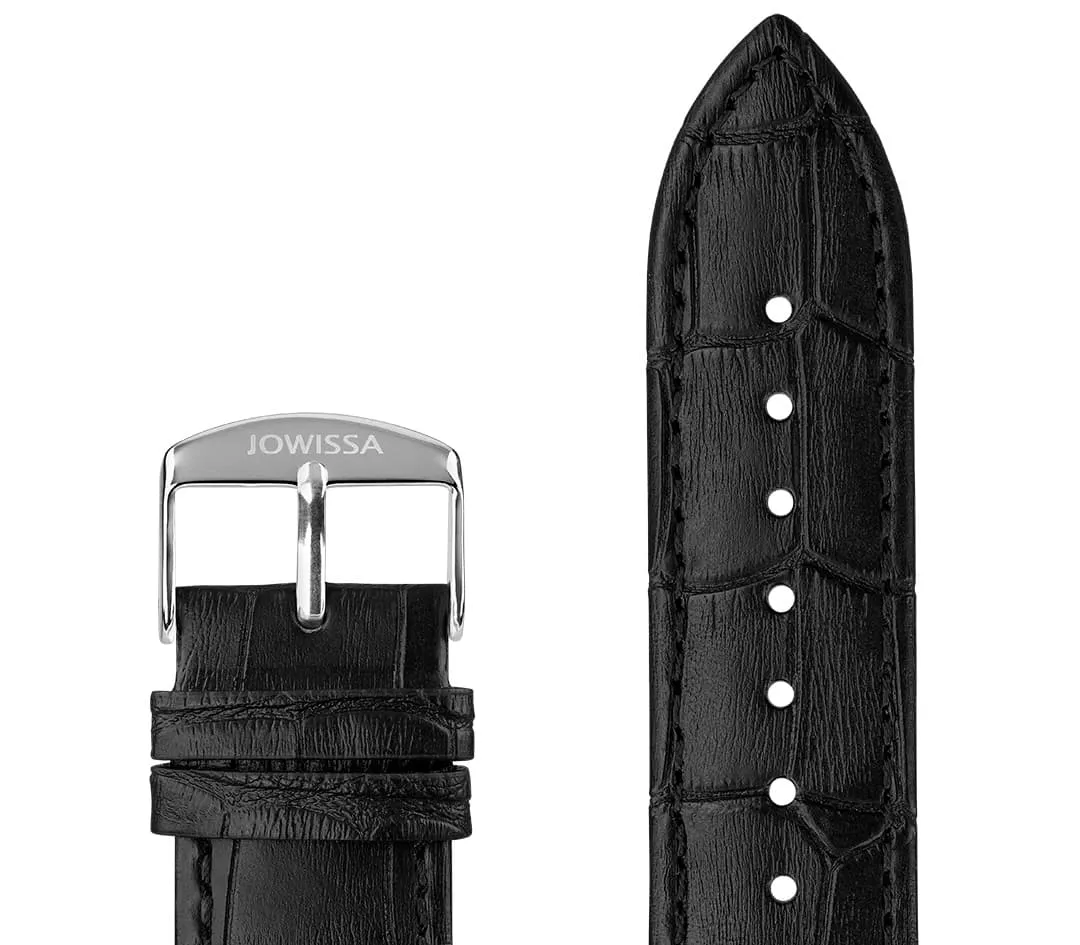 Mat Alligator Leather Watch Strap E3.1444.XL