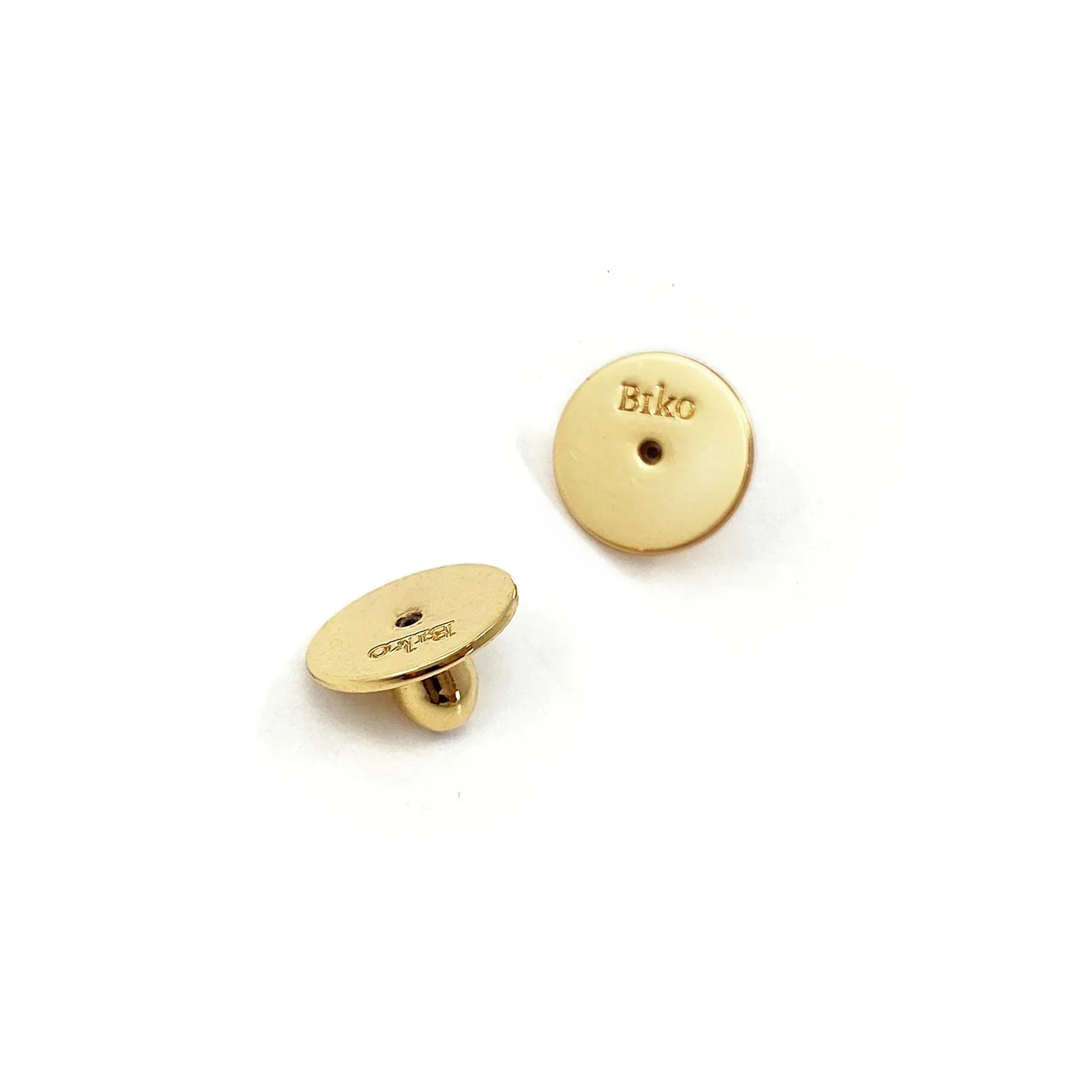 Minimal Cora Round Gold Stud Earrings