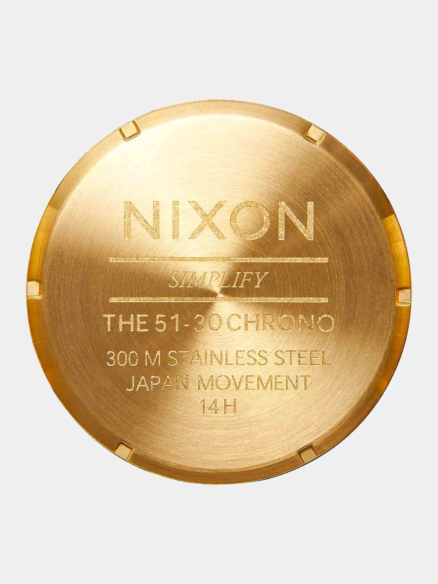 Nixon 51-30 Chrono Watch - All Gold