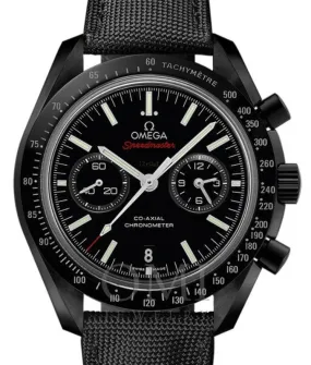 Omega Speedmaster 44.25MM-Dark Side of the Moon Watch 311.92.44.51.01.003 With Black Fabric Strap