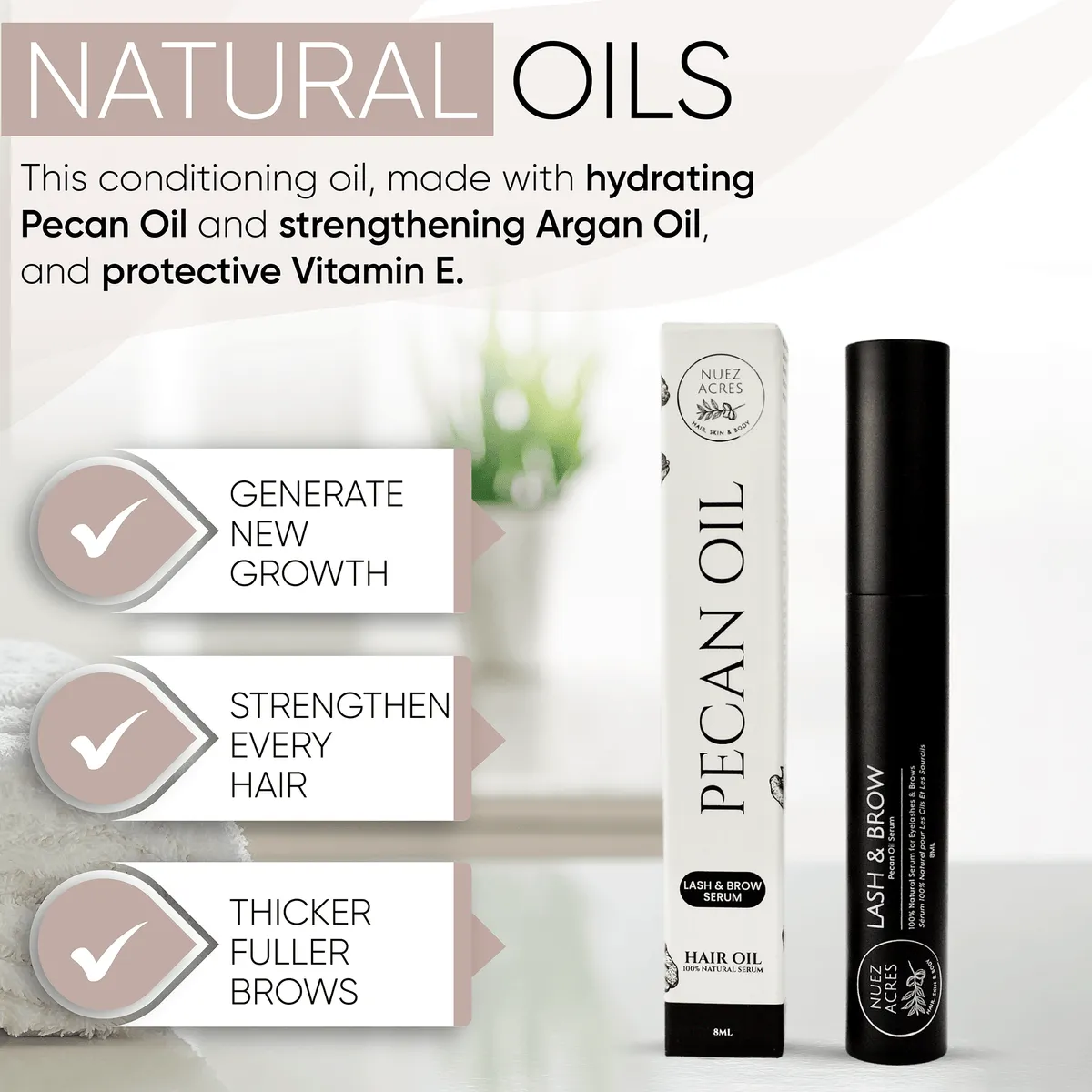 Pecan Oil Lash & Brow Serum