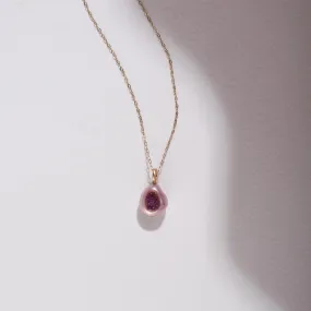 Piccolo Finestrino Collection Freshwater Pearl Pendant with Amethyst