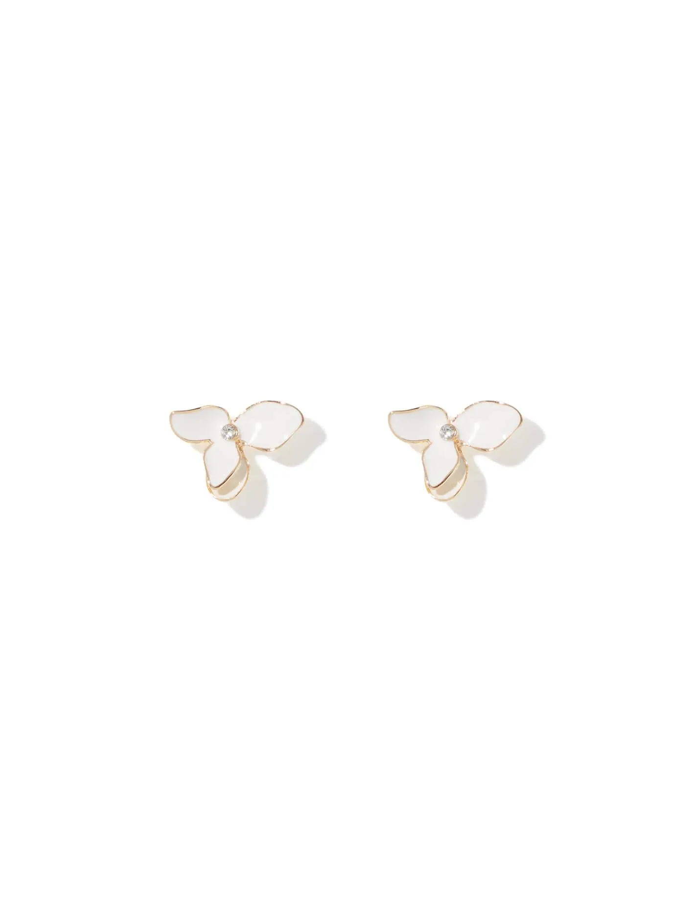 Pru Pretty Enamel Flower Stud Earrings