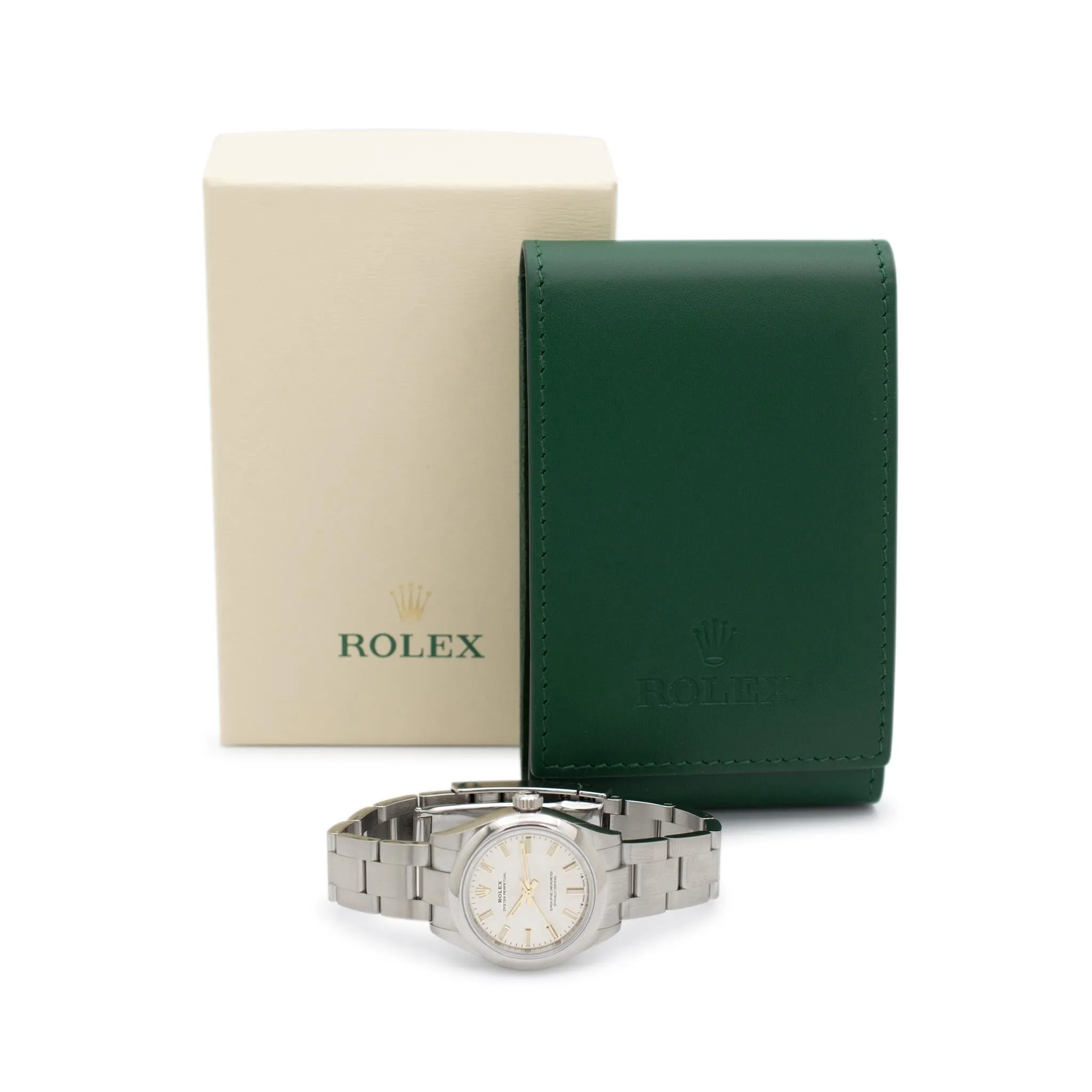 Rolex Oyster Perpetual 28MM 276200 Silver Dial Oyster Stainless Steel Ladies Watch