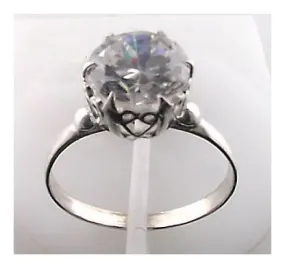 Silver Cubic Zirconia Ring