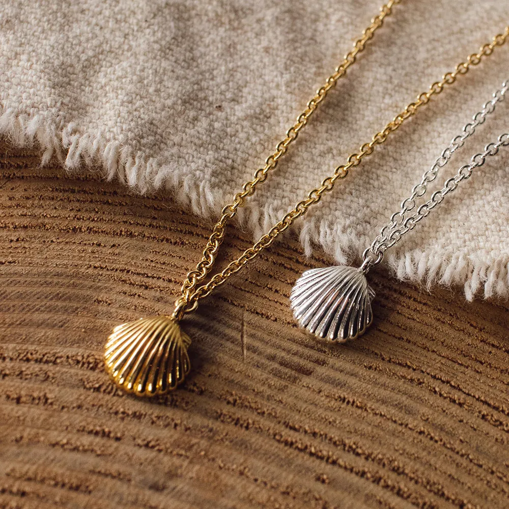 Silver Shell Necklace